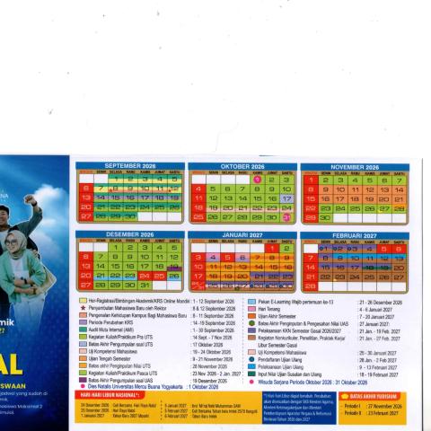 Kalender Akademik Tahun Ajaran 2026/2027