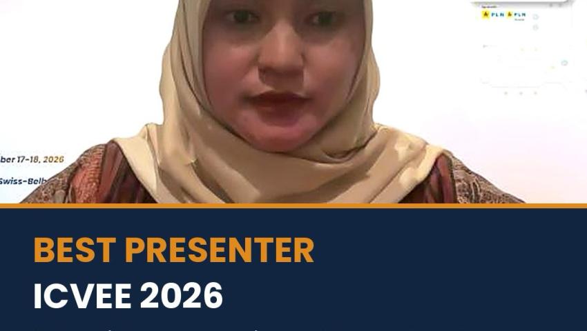 Dosen Sistem Informasi FTI UMBY Raih Best Presenter di ICVEE 2026 Lewat Riset Sistem Pakar Skrining Stres “MindQuest”
